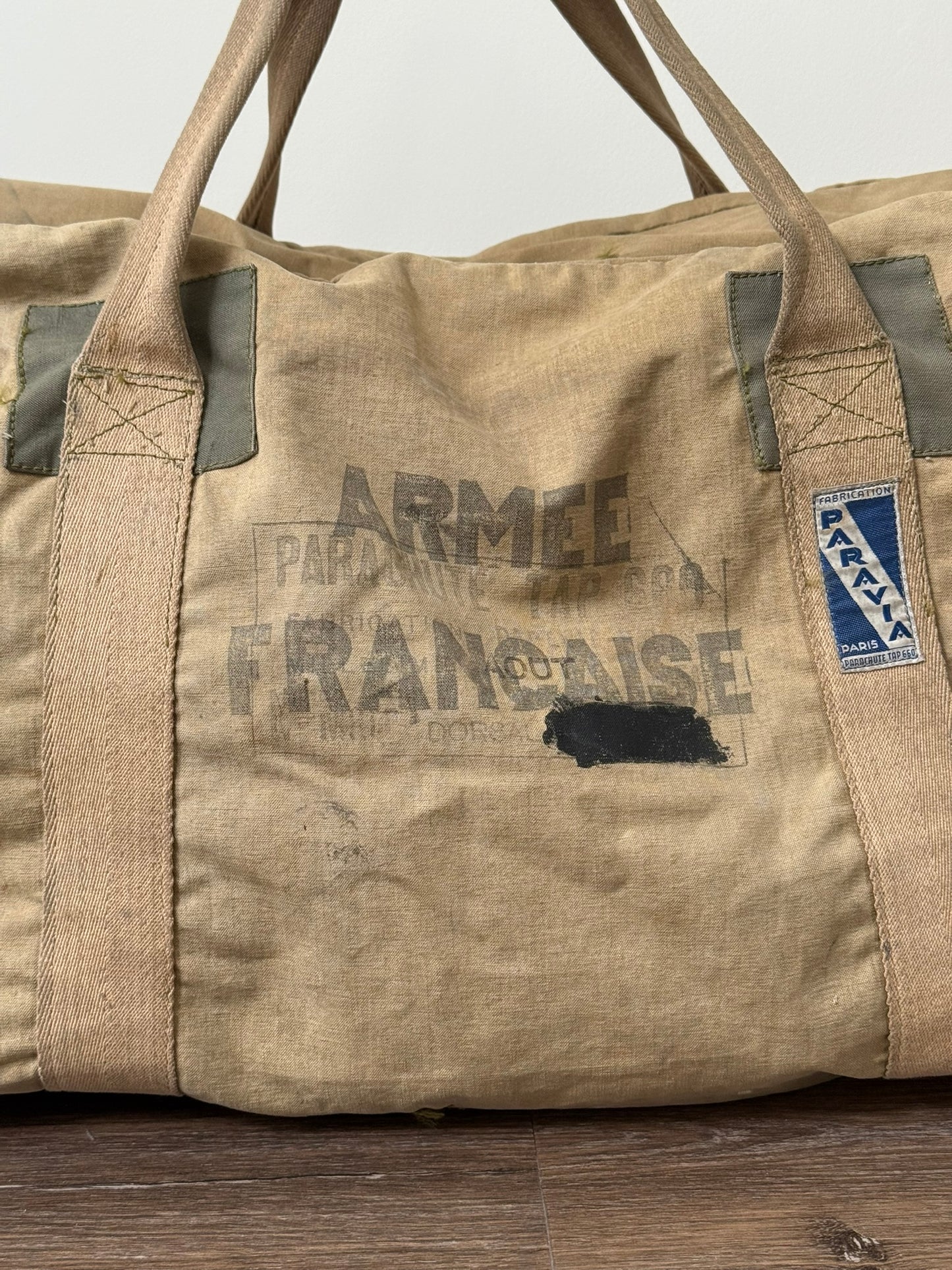 1960s PARAVIA French Army Kit Bag