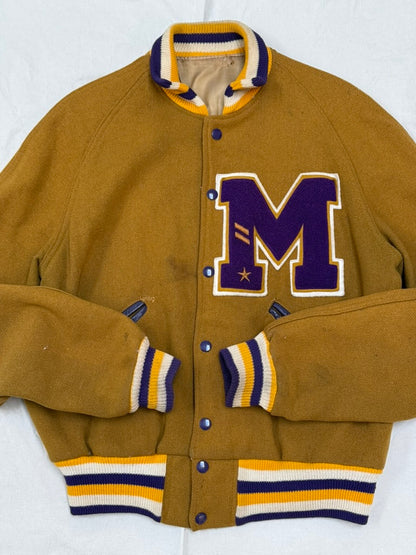 1970s–1980s Taylor Sporting Goods “M” Varsity Jacket [Size 40]
