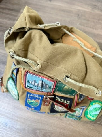 1965–1975 British Lake District Souvenir Patch Hiking Backpack