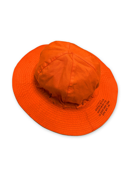 1986 USAF C-1 Reversible Survival Boonie Hat – Orange / Green [Without Strap]