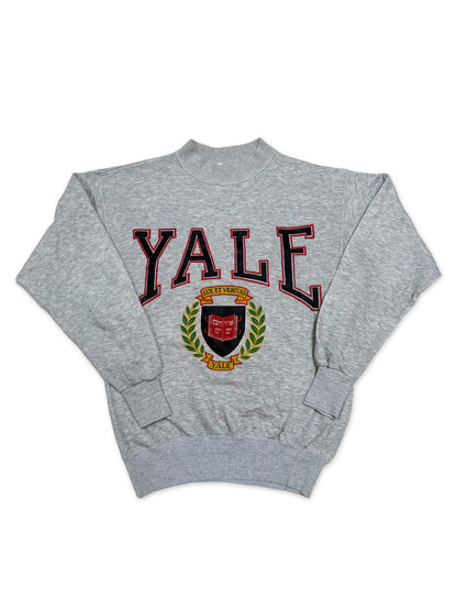 Early 1990s Yale University Grey Crewneck Sweatshirt [M]