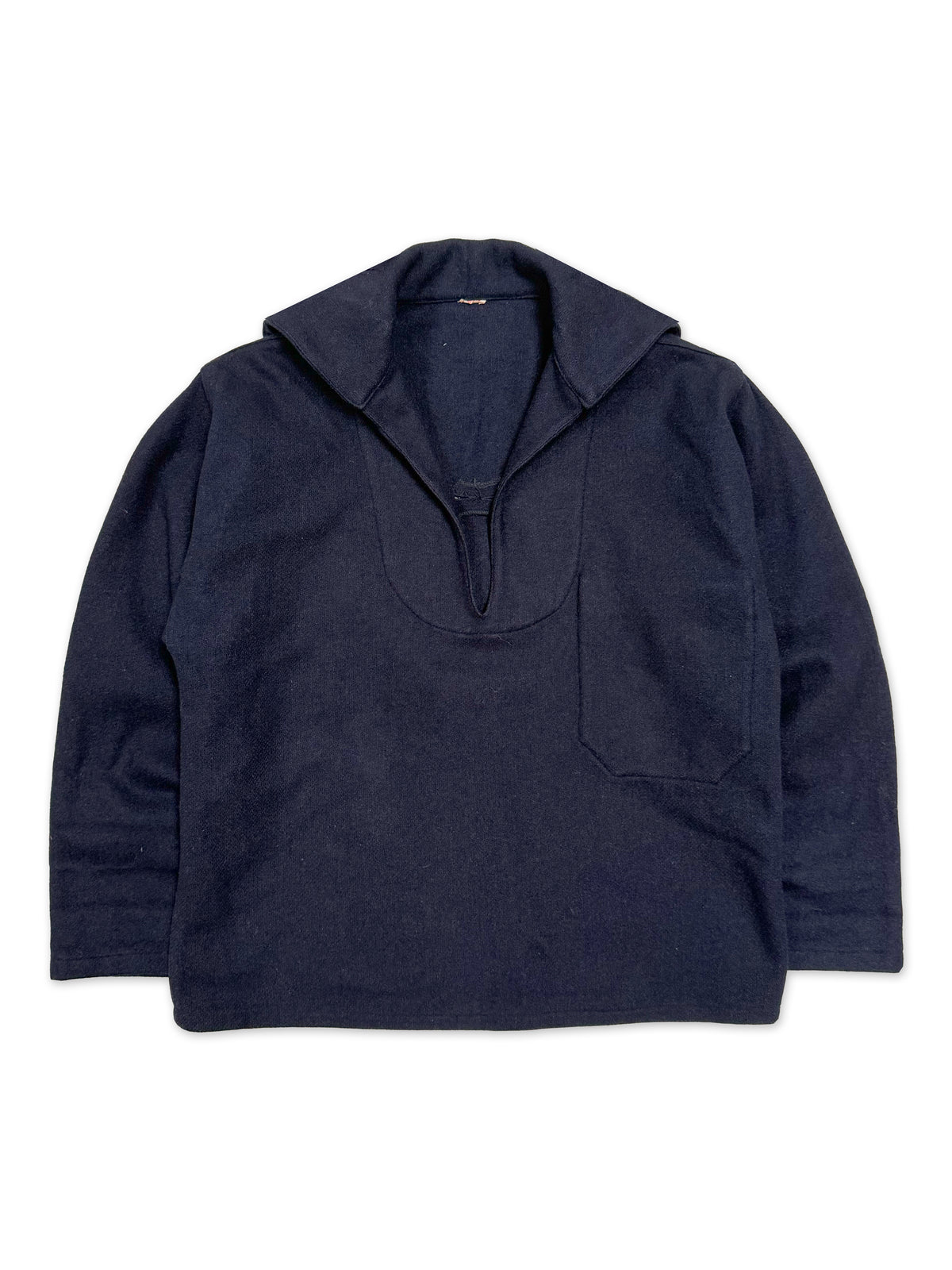 1950s Le Croletais French Navy Wool Sailor Shirt