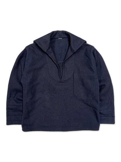 1950s Le Croletais French Navy Wool Sailor Shirt