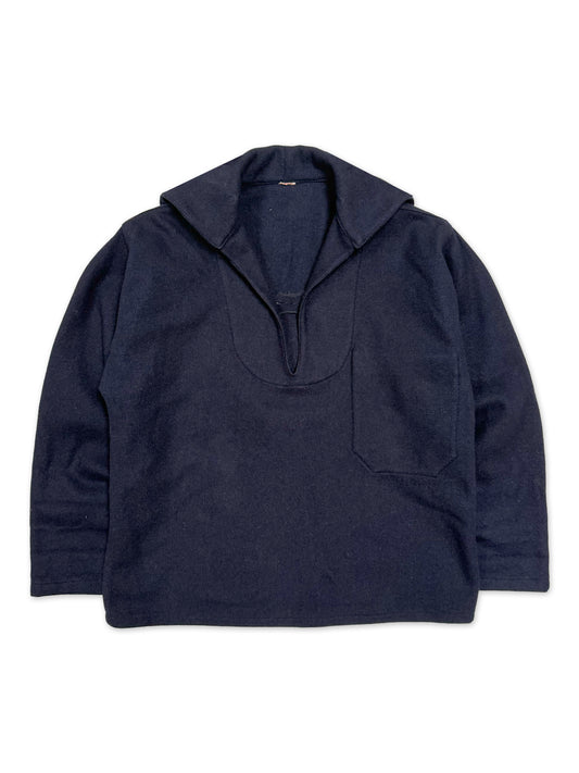 1950s Le Croletais French Navy Wool Sailor Shirt