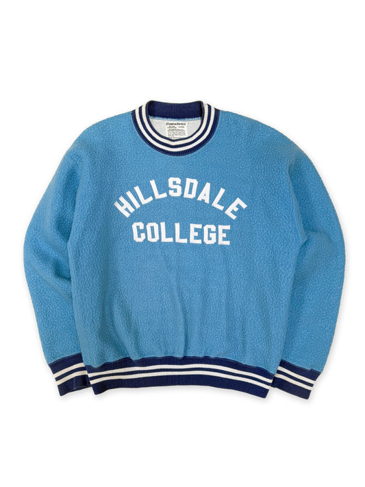 1960s Champion Knitwear Hillsdale College Nylon Sweater [L]