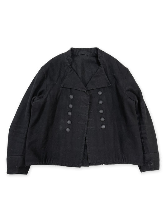 1930s Dutch Wool Double-Breasted Boxy Fisherman Jacket