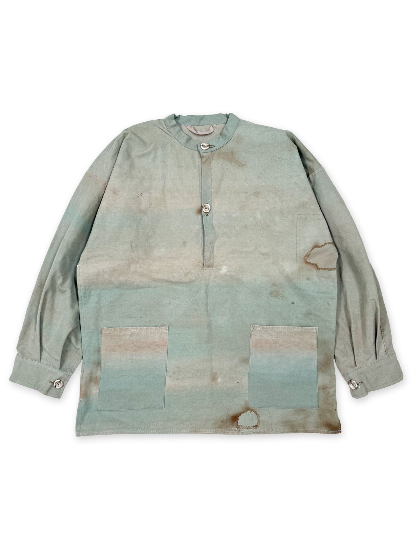Sun faded Green Canvas Smock