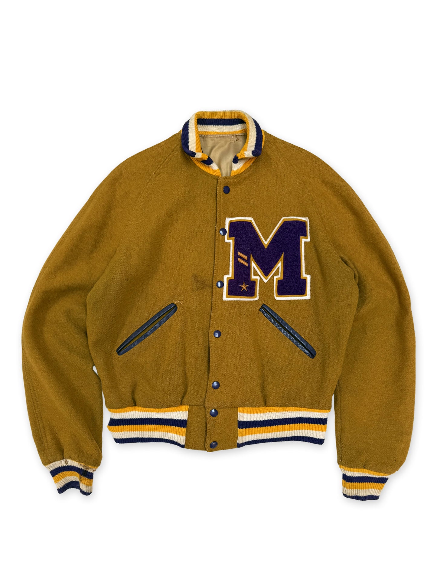 1970s–1980s Taylor Sporting Goods “M” Varsity Jacket [Size 40]