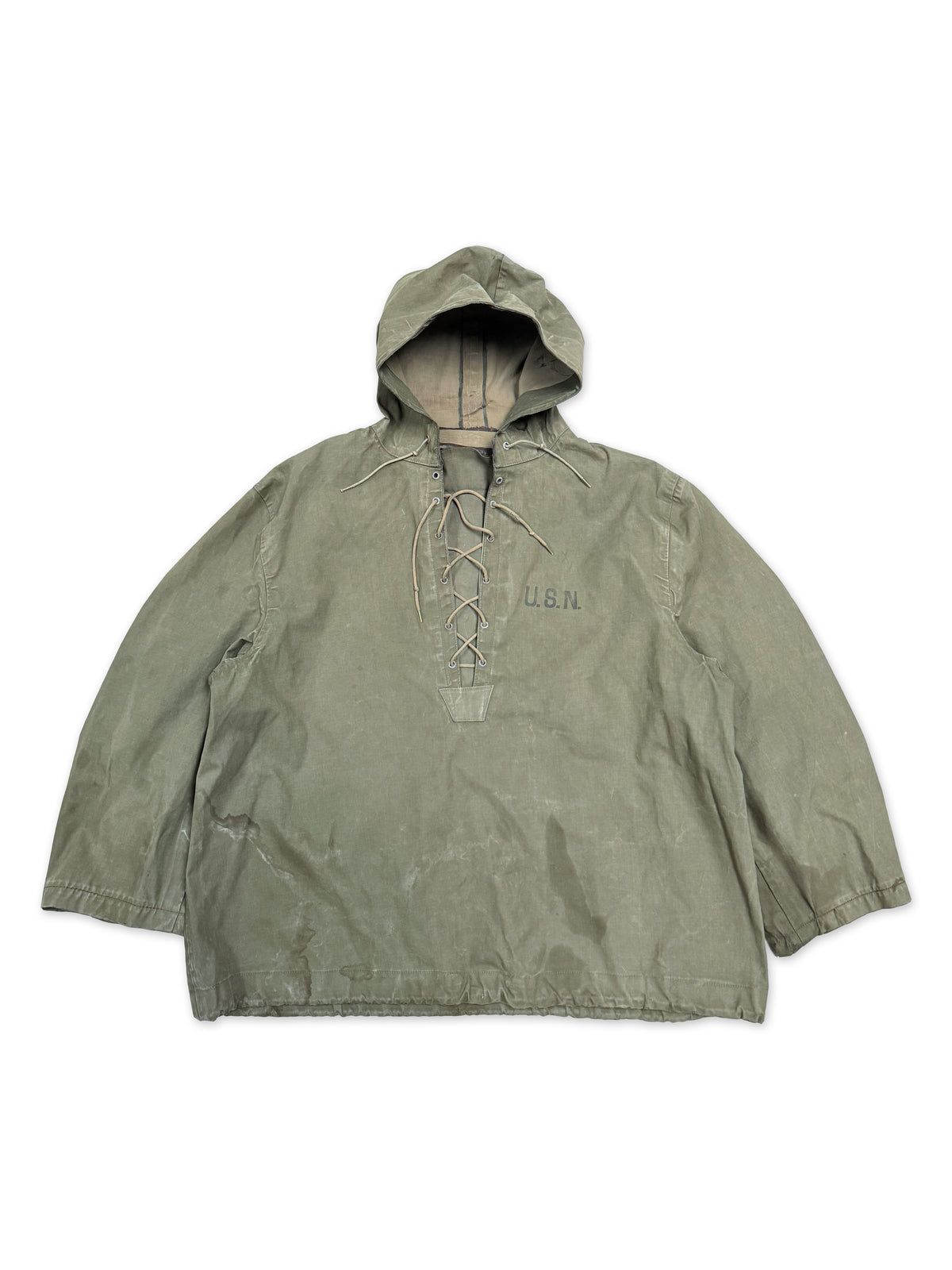 WWII US Navy Foul Weather Smock – Shortened Sleeves [Large]