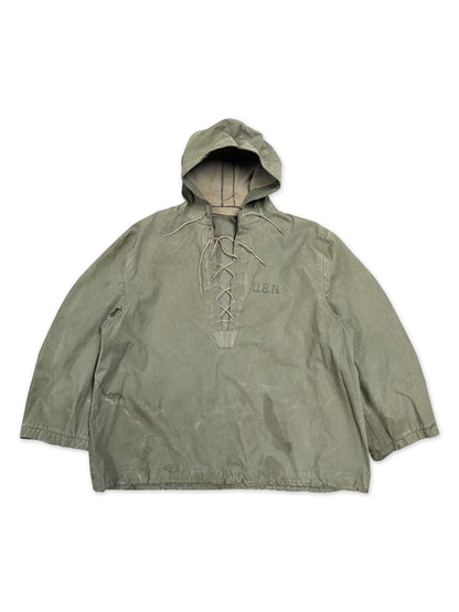 WWII US Navy Foul Weather Smock – Shortened Sleeves [Large]