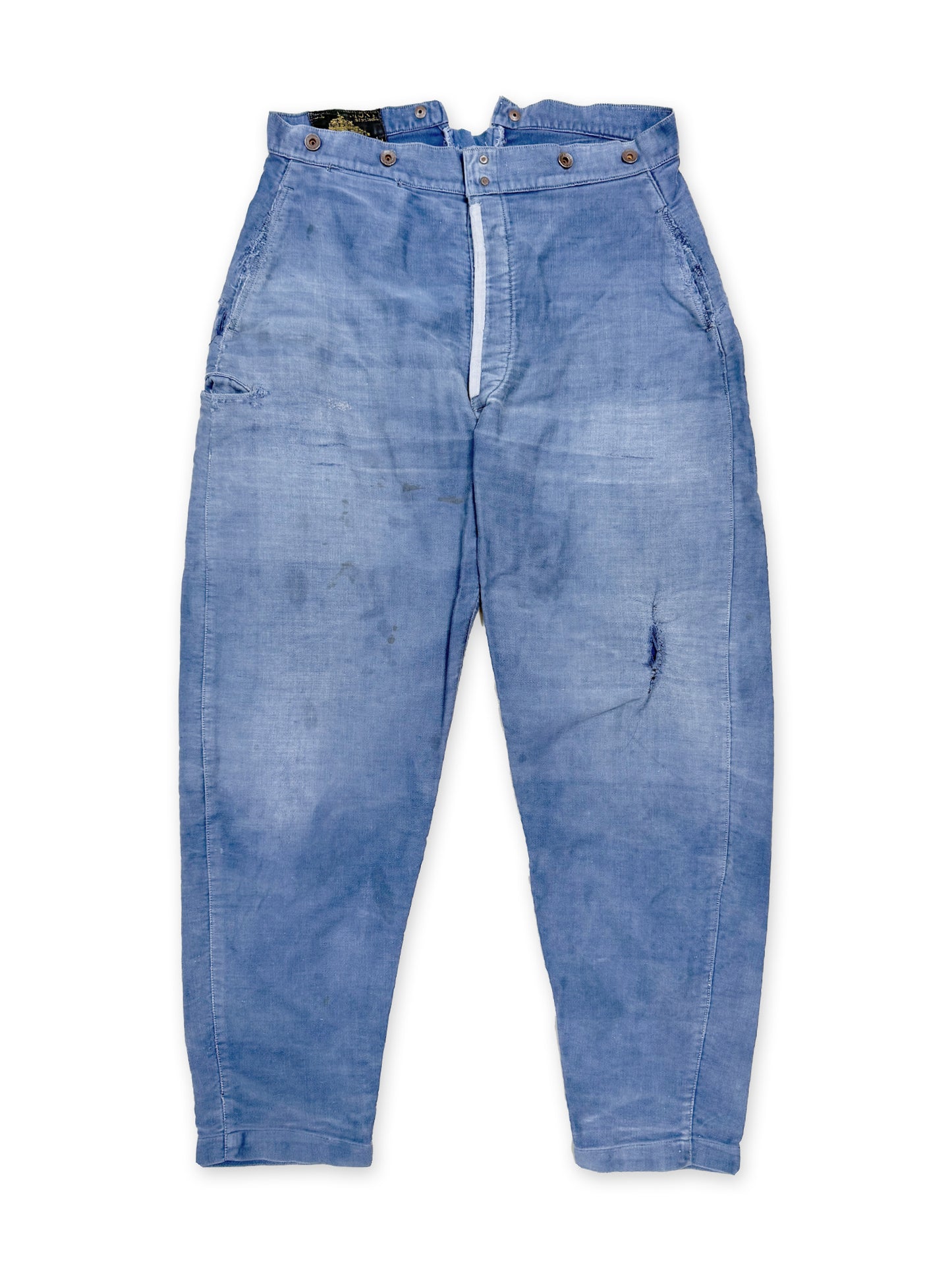 1950s Le Mont St Michel Moleskin Pants [36W]