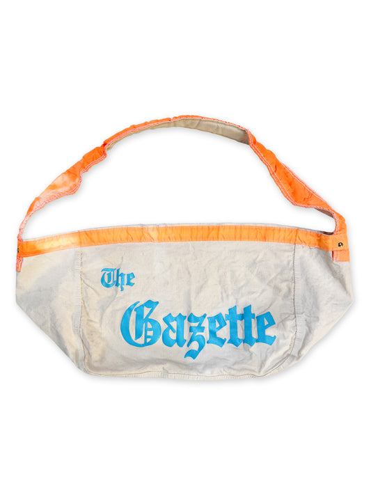 1970s The Gazette Newspaper Carrier Bag