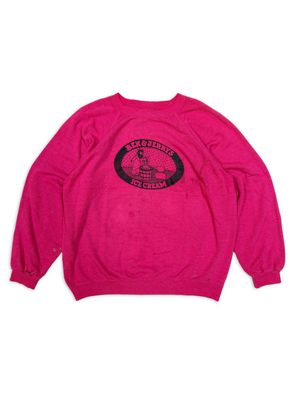 1980s Hanes Ben & Jerry’s “Vermont’s Finest” Sweatshirt – Hot Pink