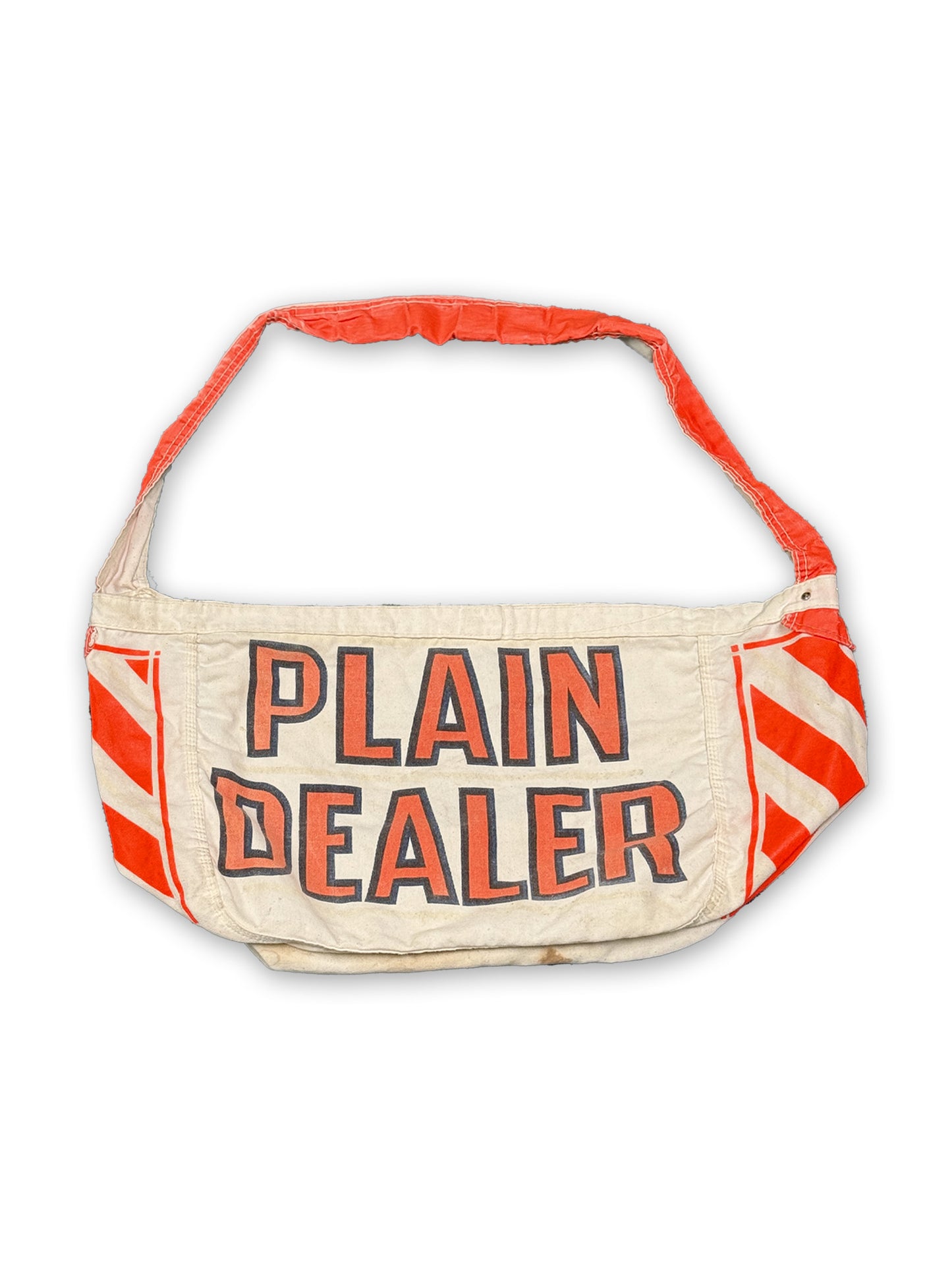 1970s VTG Cleveland Ohio Plain Dealer Newspaper Paperboy bag