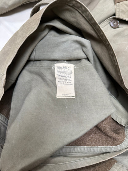 1941 US Army 1938 Pattern Mackinaw Jeep Coat with Belt