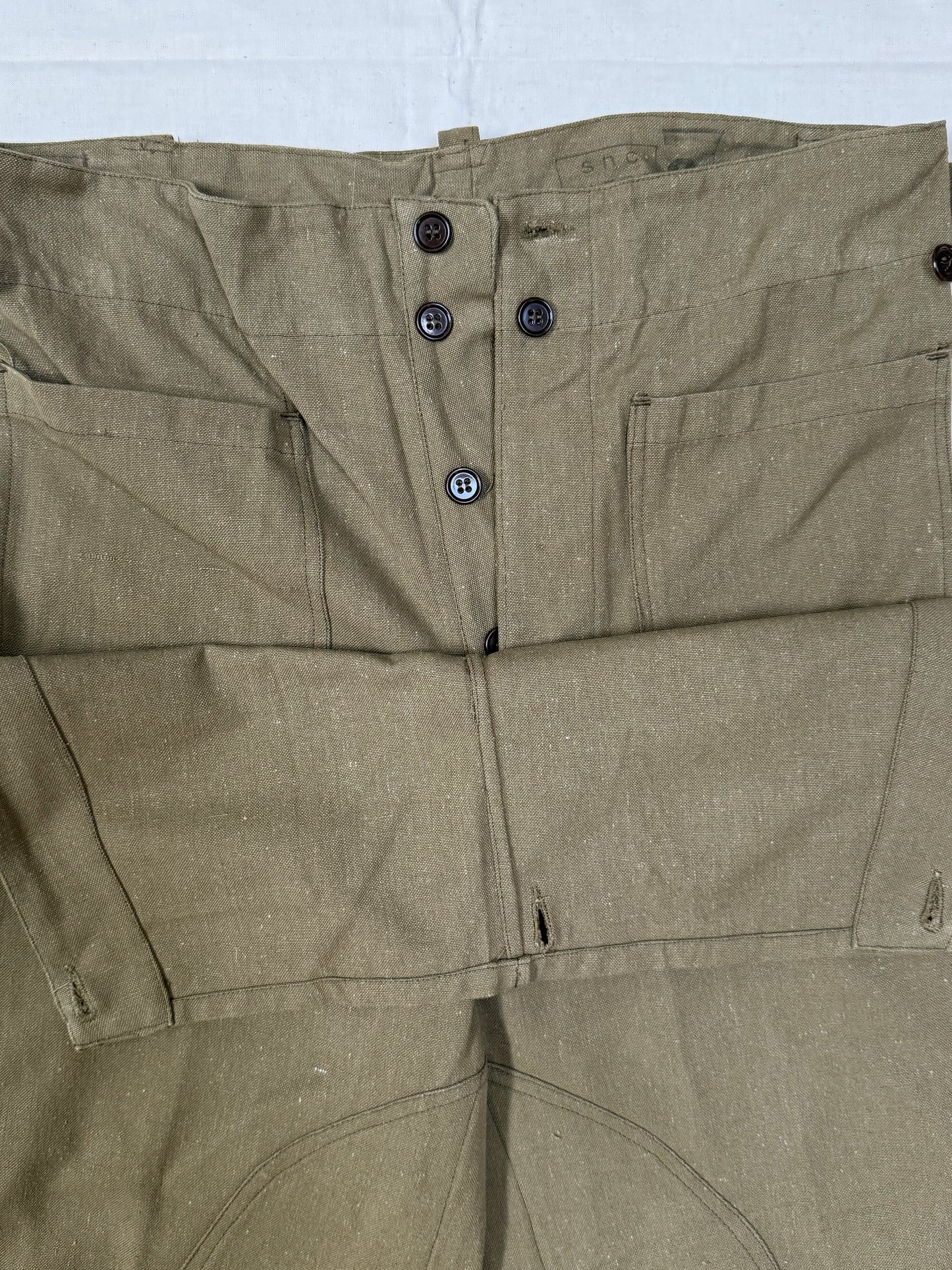 1940s - 1950s French Army M38 MOTORCYCLE Trousers [34W]