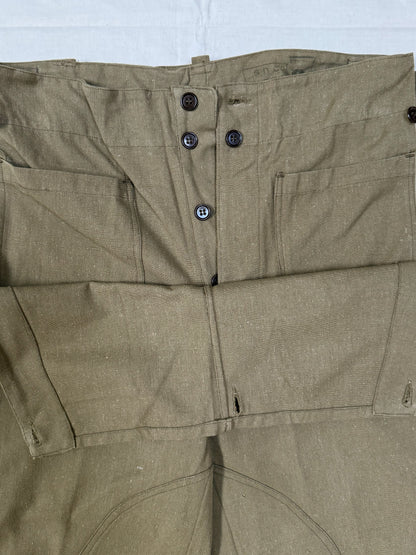 1940s - 1950s French Army M38 MOTORCYCLE Trousers [34W]