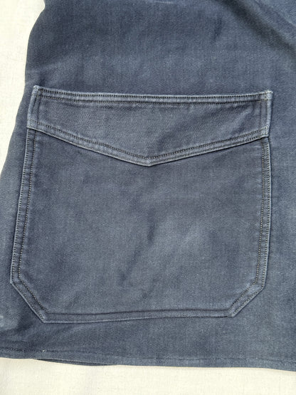 1950s Dutch Light Moleskin Double-Breasted Chore Jacket