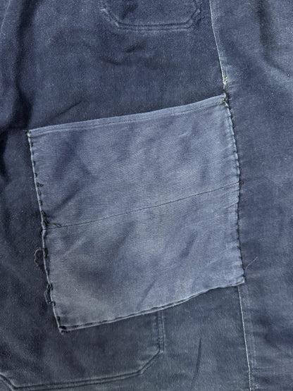 1950s Dutch Light Moleskin Double-Breasted Chore Jacket