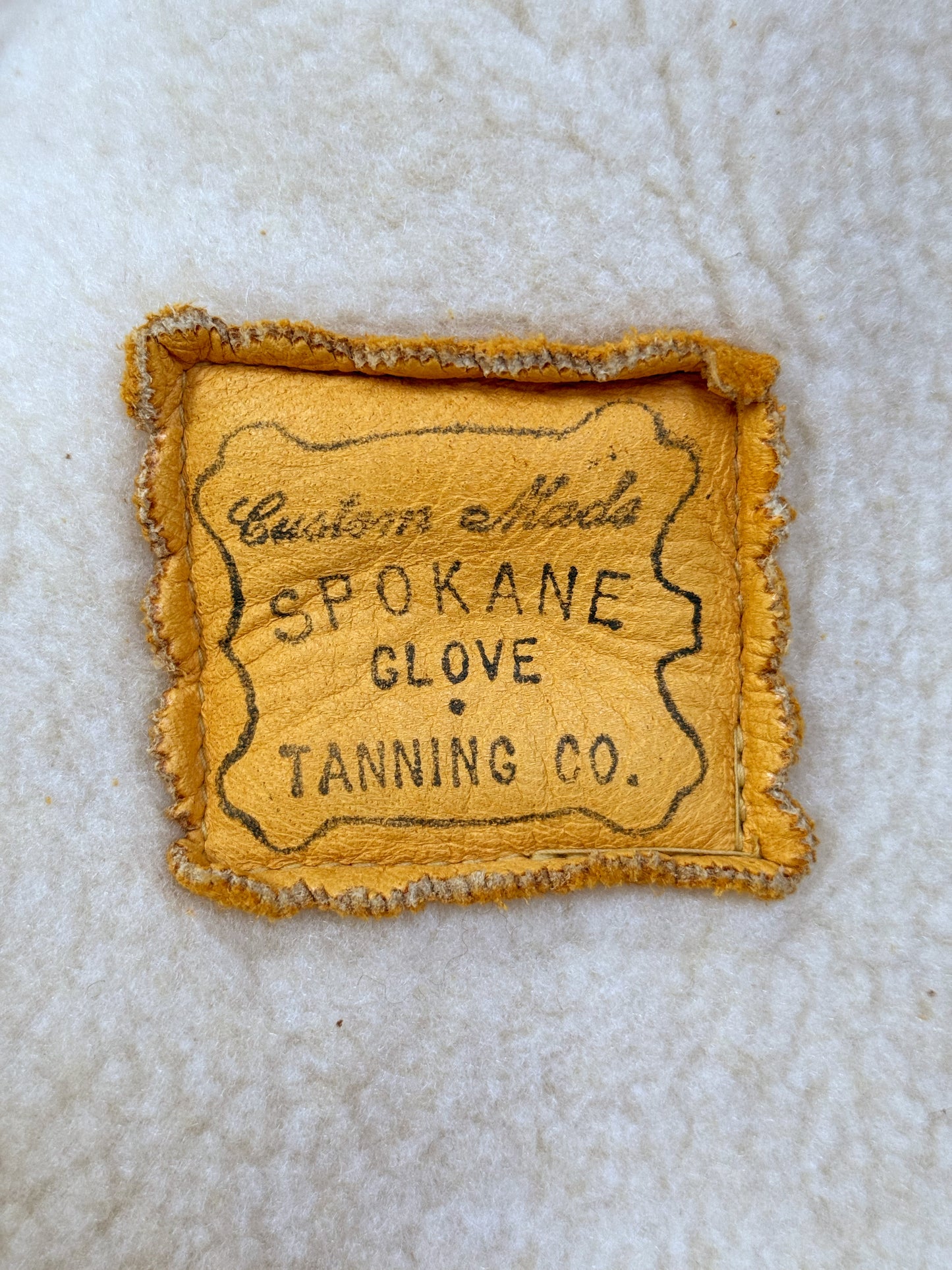 1980s Spokane Glove Tanning  Leather Shearing Vest