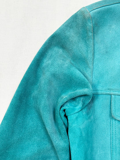 Levi’s Vintage Clothing Teal Suede Type III Trucker Jacket [M]