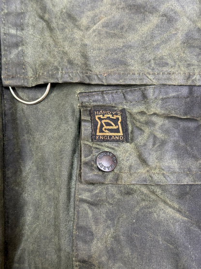1993 House of Hardy Waxed Wading Jacket with Inflatable Life jacket [XL]