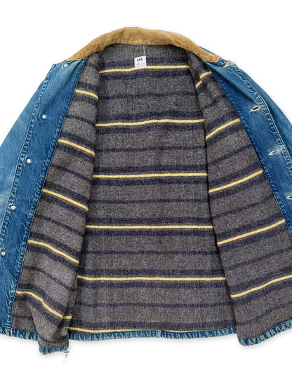 1970s Lee 81-LJ Blanket-Lined Denim Chore Jacket [42 REG]