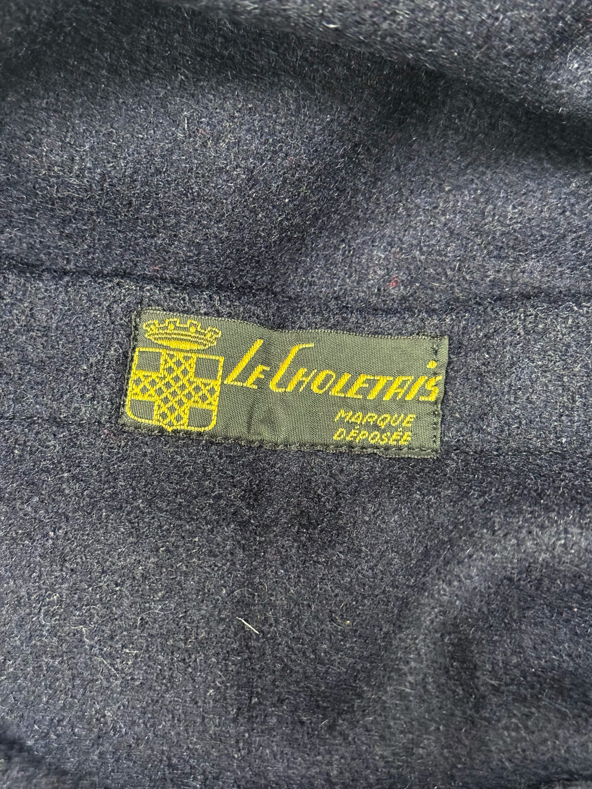 1950s Le Croletais French Navy Wool Sailor Shirt